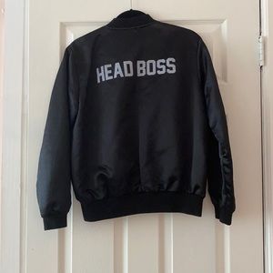 Uniform Satin Bomber Jacket